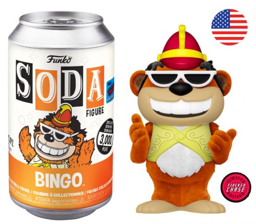 Figurine Funko Soda Hanna-Barbera Bingo (Canette Orange) [Chase]