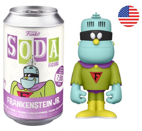 Figurine Funko Soda Hanna-Barbera Frankenstein Jr. (Canette Rose)