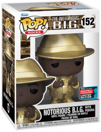 Figurine Funko Pop Notorious B.I.G #152 Notorious B.I.G with Fedora