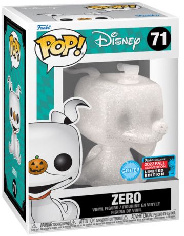 Figurine Funko Pop L'étrange Noël de M. Jack [Disney] #71 Zero - Glitter