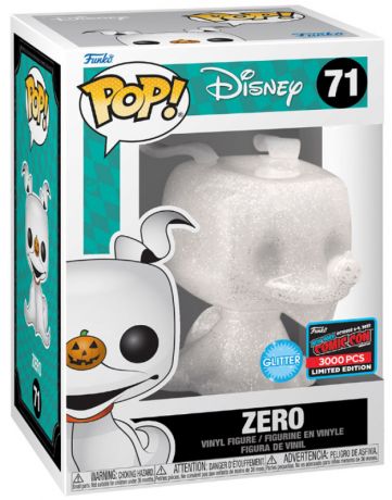 Figurine Funko Pop L'étrange Noël de M. Jack [Disney] #71 Zero - Glitter