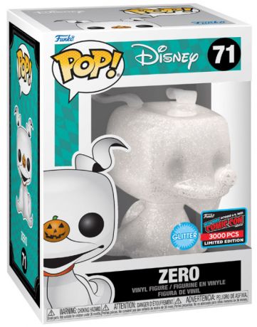 Figurine Funko Pop L'étrange Noël de M. Jack [Disney] #71 Zero - Glitter