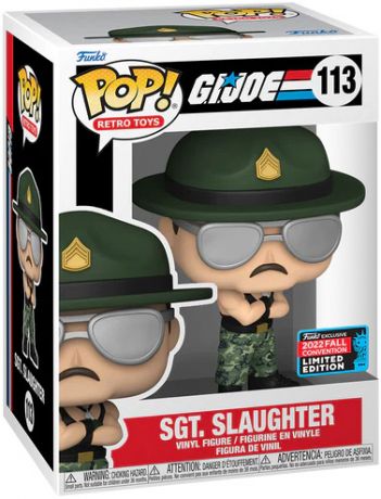 Figurine Funko Pop Hasbro #113 Sgt. Slaughter (G.I. Joe)