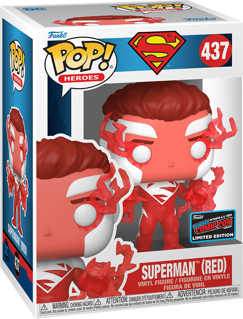 Figurine Pop Superman #437 pas cher : Superman (Rouge)