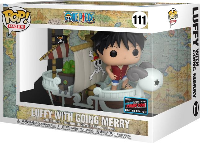 Figurine Funko Pop One Piece #111 Luffy avec Vogue Merry