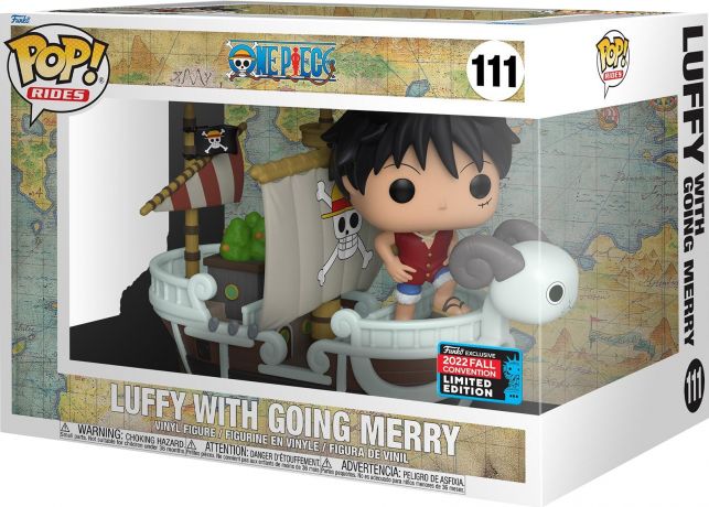 Figurine Funko Pop One Piece #111 Luffy avec Vogue Merry