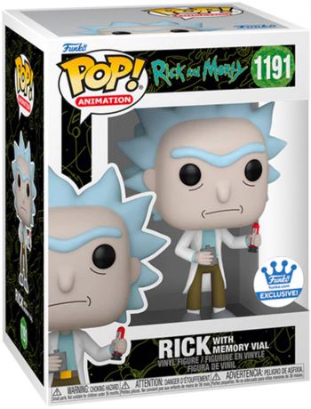 Figurine Funko Pop Rick et Morty #1191 Rick with Memory Vial