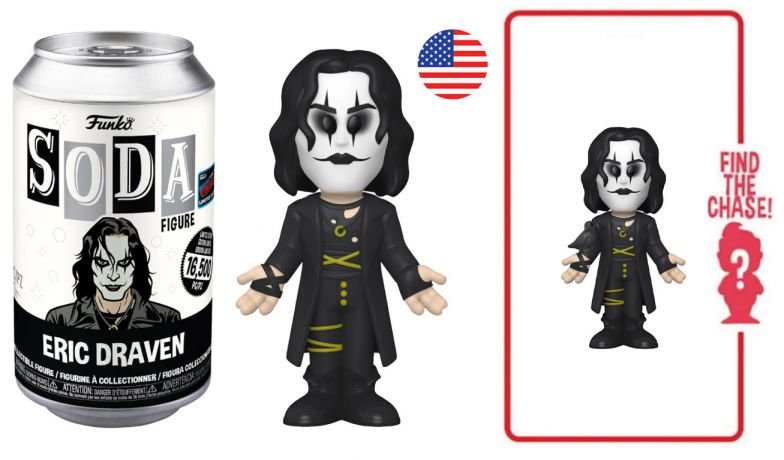 Figurine Funko Soda The Crow Eric Draven (Canette Noire)