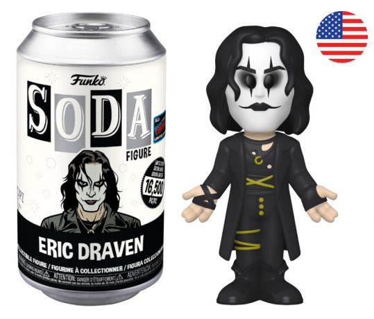 Figurine Funko Soda The Crow Eric Draven (Canette Noire)