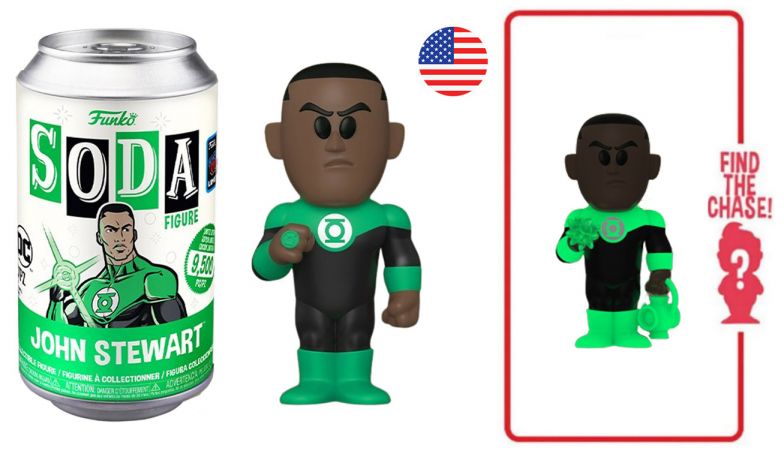 Figurine Funko Soda Green Lantern John Stewart (Canette Verte)