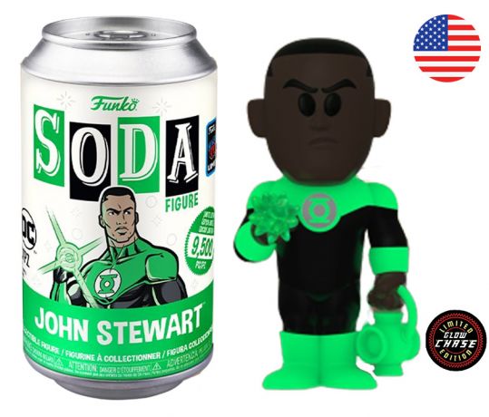 Figurine Funko Soda Green Lantern John Stewart (Canette Verte) [Chase]
