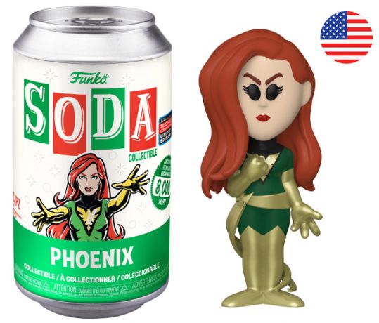 Figurine Funko Soda Marvel Comics Phoenix (Canette Verte)