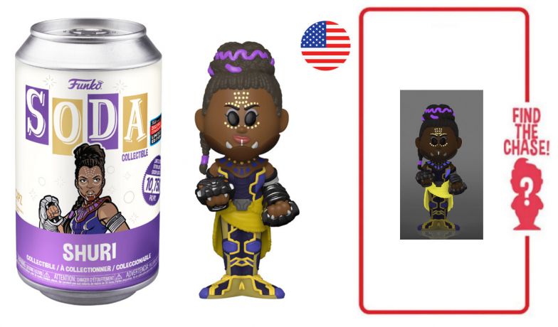 Figurine Funko Soda Black Panther [Marvel] Shuri (Canette Violette)