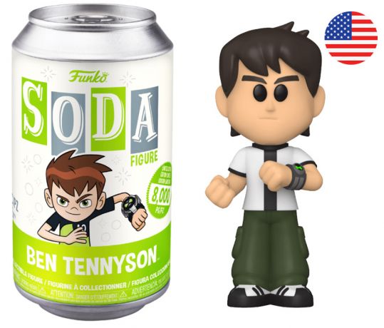 Figurine Funko Soda Ben 10 Ben Tennyson (Canette Verte)