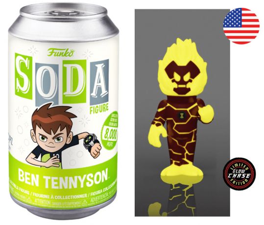 Figurine Funko Soda Ben 10 Ben Tennyson (Canette Verte) [Chase]