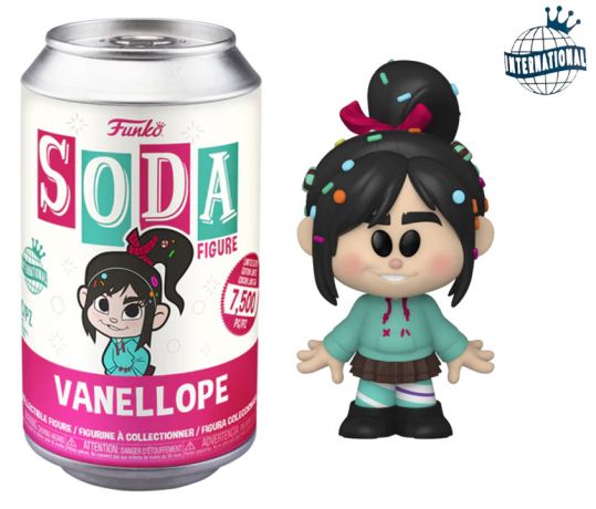 Figurine Funko Soda Les Mondes de Ralph [Disney] Vanellope (Canette Rose)