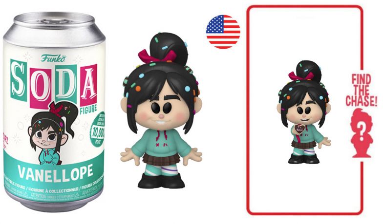 Figurine Funko Soda Les Mondes de Ralph [Disney] Vanellope (Canette Verte)