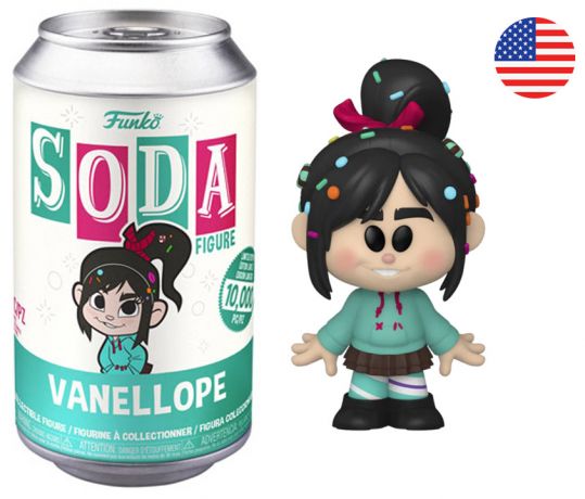 Figurine Funko Soda Les Mondes de Ralph [Disney] Vanellope (Canette Verte)