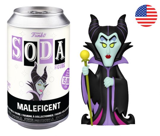 Figurine Funko Soda Disney Villains Maléfique (Canette Noire)