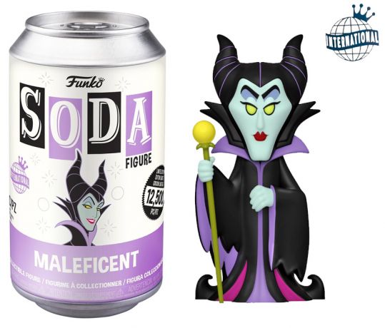 Figurine Funko Soda Disney Villains Maléfique (Canette Rose)