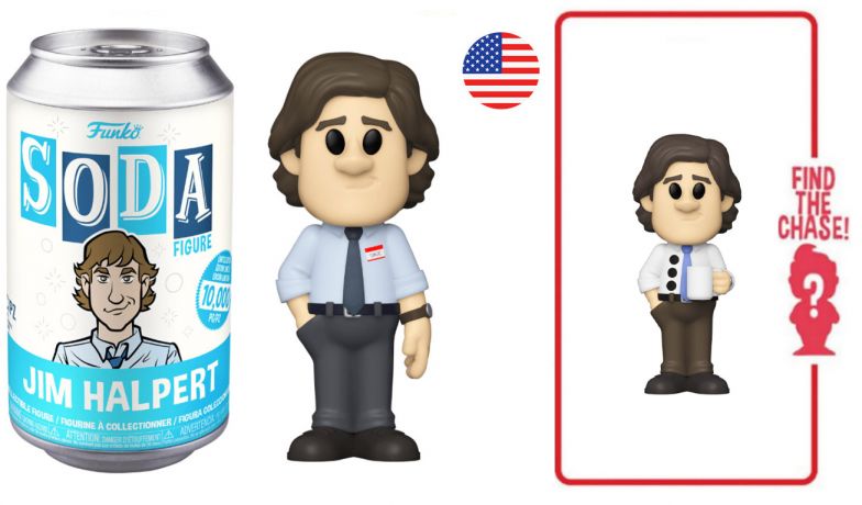 Figurine Funko Soda The Office Jim Halpert (Canette Bleue)