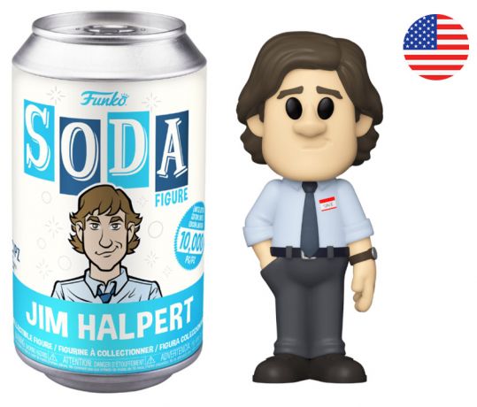 Figurine Funko Soda The Office Jim Halpert (Canette Bleue)