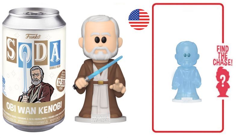 Figurine Funko Soda Star Wars Divers Obi-Wan Kenobi (Canette Marron)