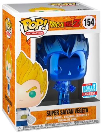 Figurine Funko Pop Dragon Ball Z #154 Super Saiyan Vegeta - Chromé Bleu (DBZ)