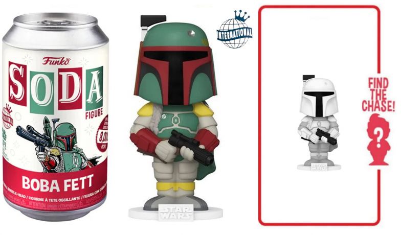 Figurine Funko Soda Star Wars Divers Boba Fett (Canette Rouge)