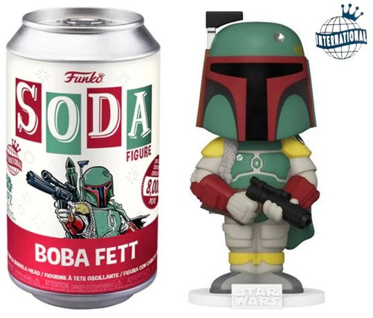 Figurine Funko Soda Star Wars Divers Boba Fett (Canette Rouge)