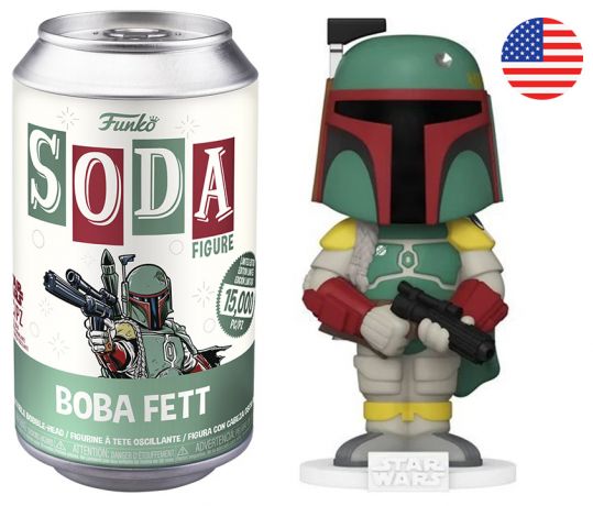 Figurine Funko Soda Star Wars Divers Boba Fett (Canette Verte)