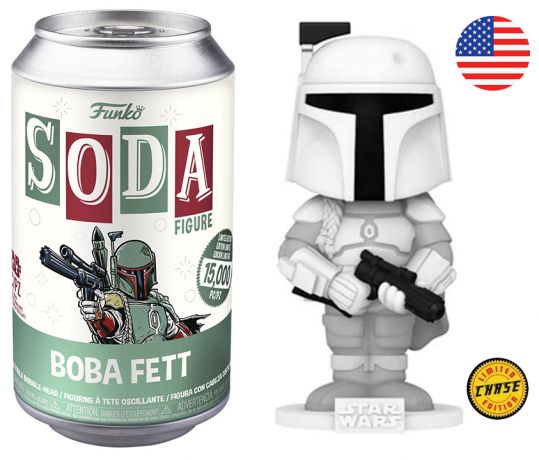 Figurine Funko Soda Star Wars Divers Boba Fett (Canette Verte) [Chase]