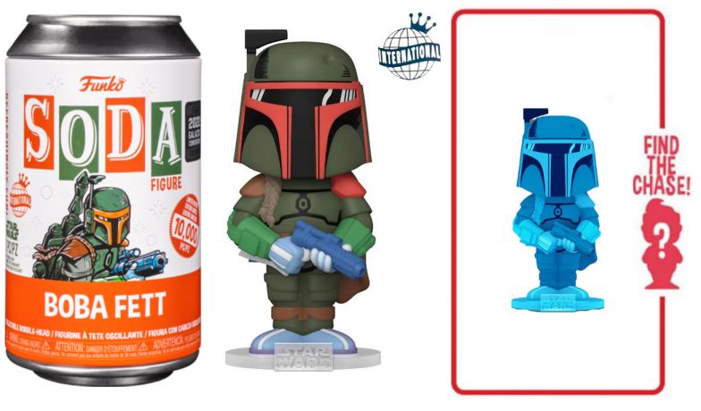 Figurine Funko Soda Star Wars Divers Boba Fett (Canette Orange)