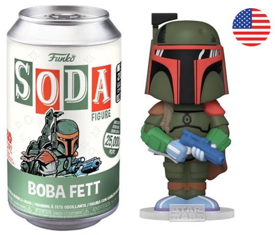 Figurine Funko Soda Star Wars Divers Boba Fett (Canette Verte)