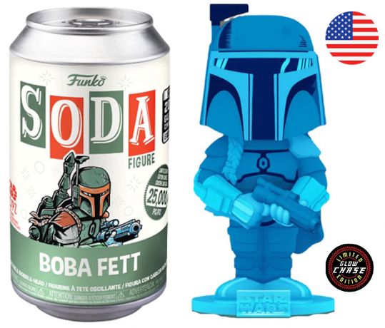 Figurine Funko Soda Star Wars Divers Boba Fett (Canette Verte) [Chase]