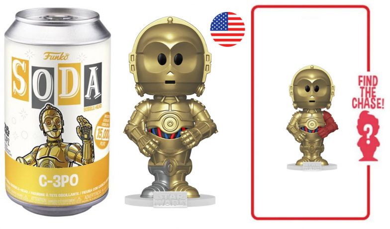 Figurine Funko Soda Star Wars Divers C-3PO (Canette Jaune)