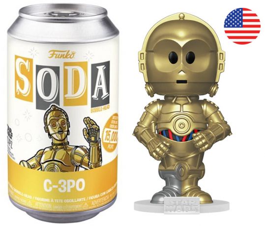 Figurine Funko Soda Star Wars Divers C-3PO (Canette Jaune)