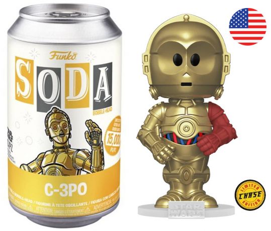Figurine Funko Soda Star Wars Divers C-3PO (Canette Jaune) [Chase]