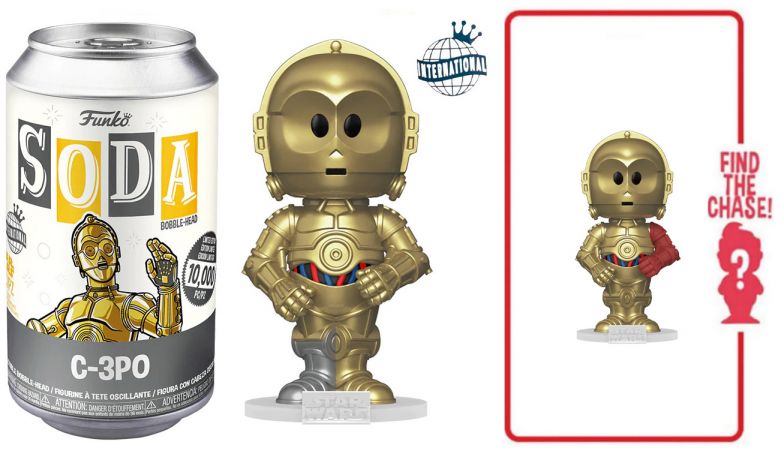 Figurine Funko Soda Star Wars Divers C-3PO (Canette Grise)