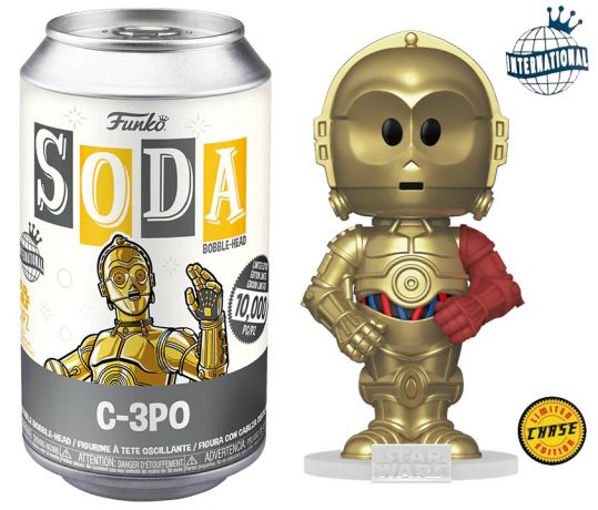 Figurine Funko Soda Star Wars Divers C-3PO (Canette Grise) [Chase]