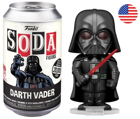 Figurine Funko Soda Star Wars Divers Dark Vador (Canette Noire)