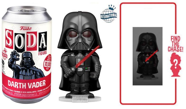 Figurine Funko Soda Star Wars Divers Dark Vador (Canette Rouge)