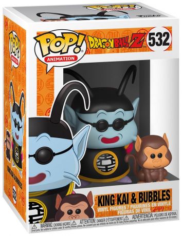 Figurine Funko Pop Dragon Ball Z #532 Maître Kaio & Bubbles (DBZ)