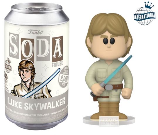 Figurine Funko Soda Star Wars Divers Luke Skywalker (Canette Grise)