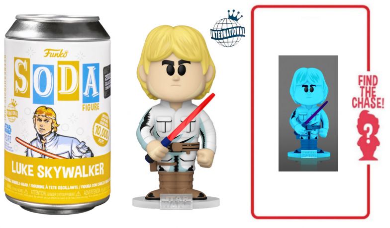 Figurine Funko Soda Star Wars Divers Luke Skywalker Retro Series (Canette Jaune)