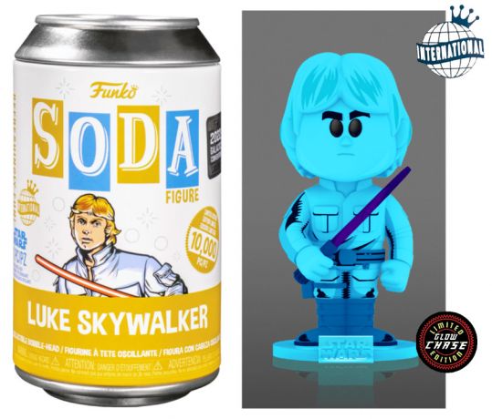 Figurine Funko Soda Star Wars Divers Luke Skywalker Retro Series (Canette Jaune) [Chase]