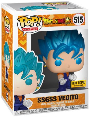 Figurine Funko Pop Dragon Ball Super #515 Vegeto SSGSS - Métallique