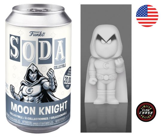 Figurine Funko Soda Marvel Comics Moon Knight (Canette Grise) [Chase]