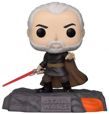 Figurine Funko Pop Star Wars 3 : La Revanche des Sith #522 Série Sabre Rouge Volume 1: Comte Dooku