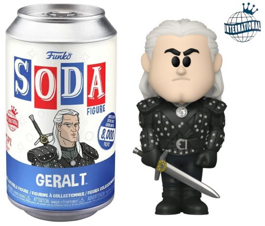 Figurine Funko Soda The Witcher Série Netflix Geralt (Canette Bleue)